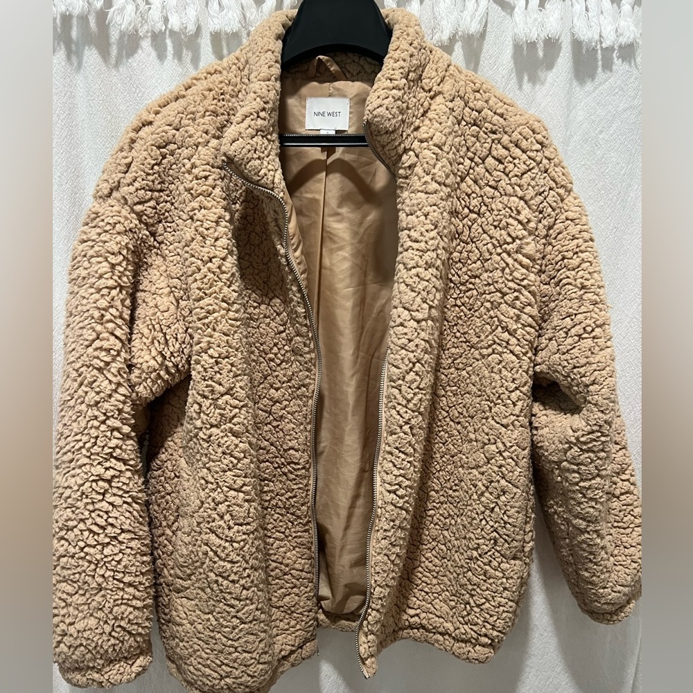 Womens ninewest Sherpa jacket women’s size S